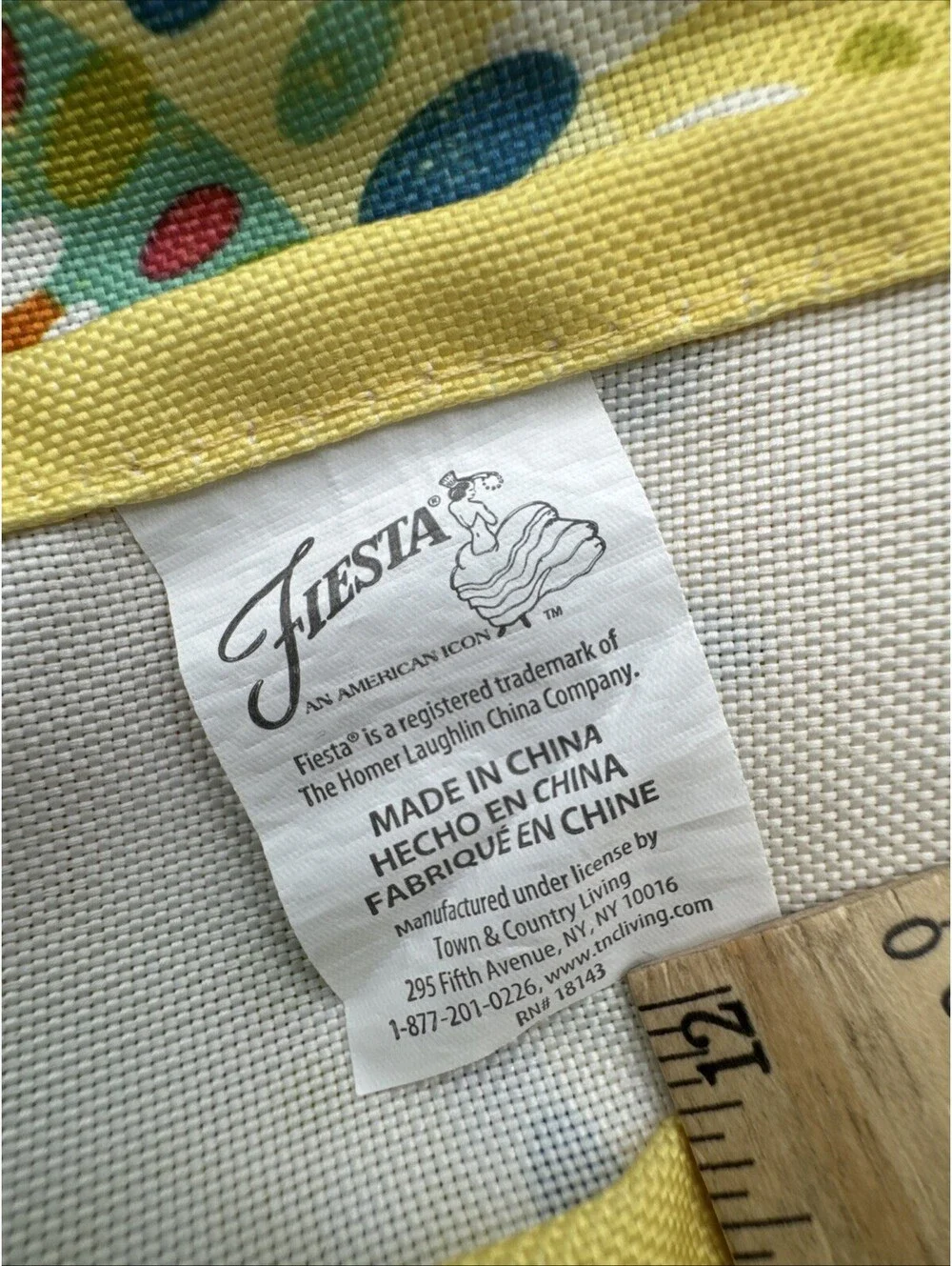 Fiesta Bright Large Rectangle Tablecloth Fabric 120” X 60” Yellow Orange Boho